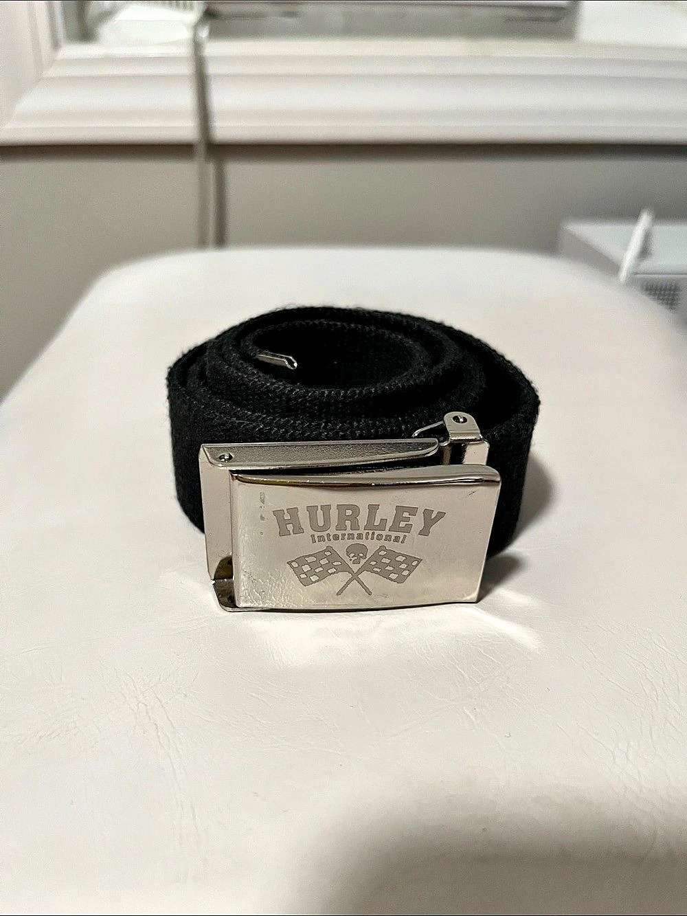 Hurley International Bottle Opener Web Belt Black